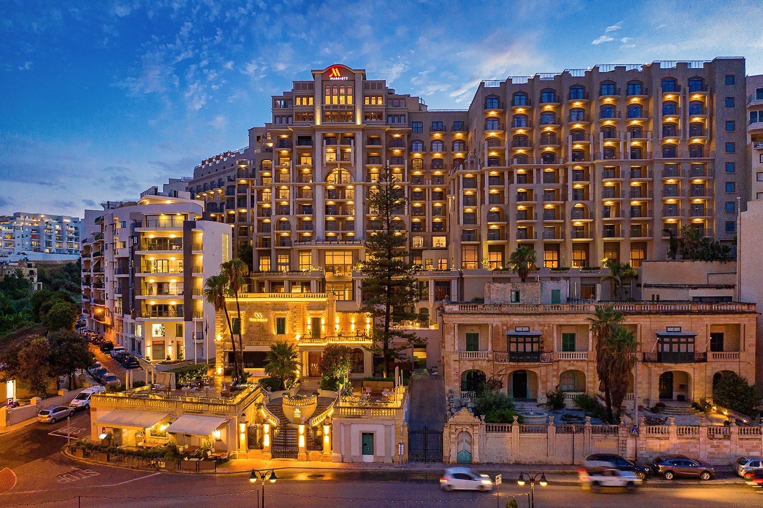Malta Marriott Exterior night