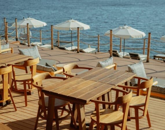 Laid back beach club vibes