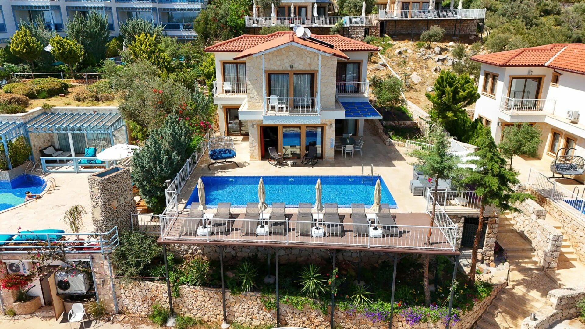 Villa Dionysus drone footage