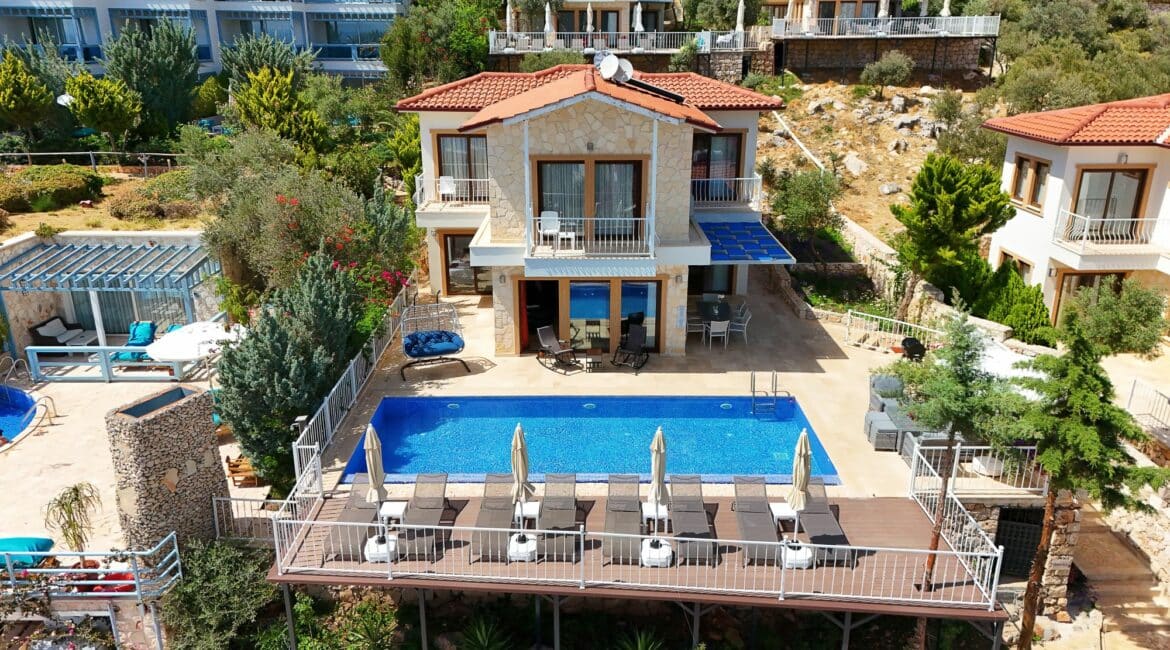 Villa Dionysus new and improved extended sun deck