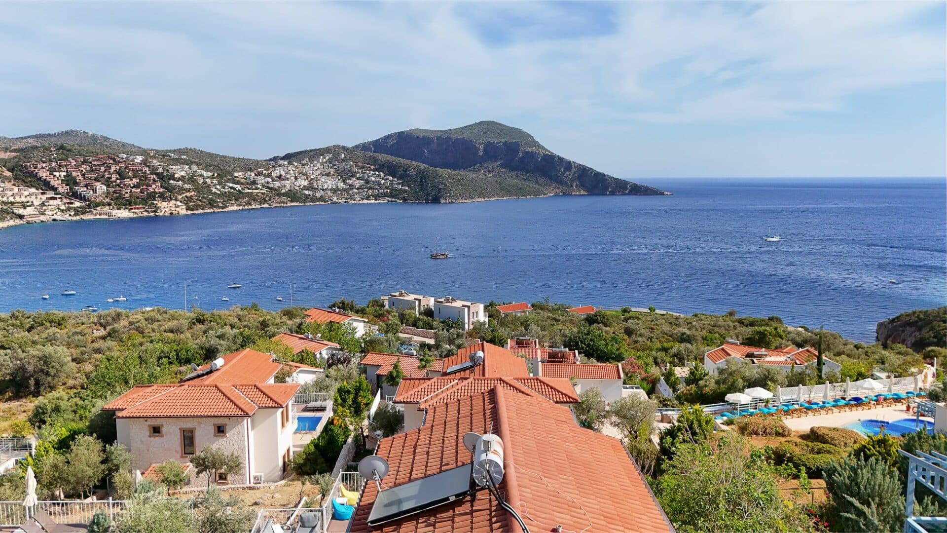 Villa Hermes views to sea and position