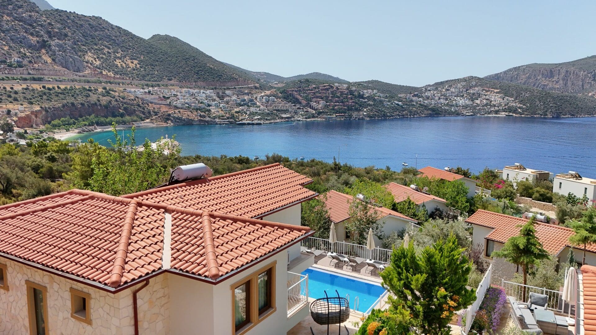 Villa Iris and Kalkan bay