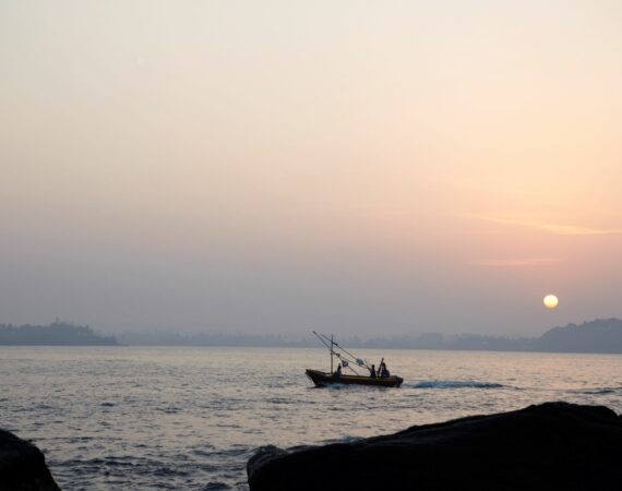 Galle at dusk
