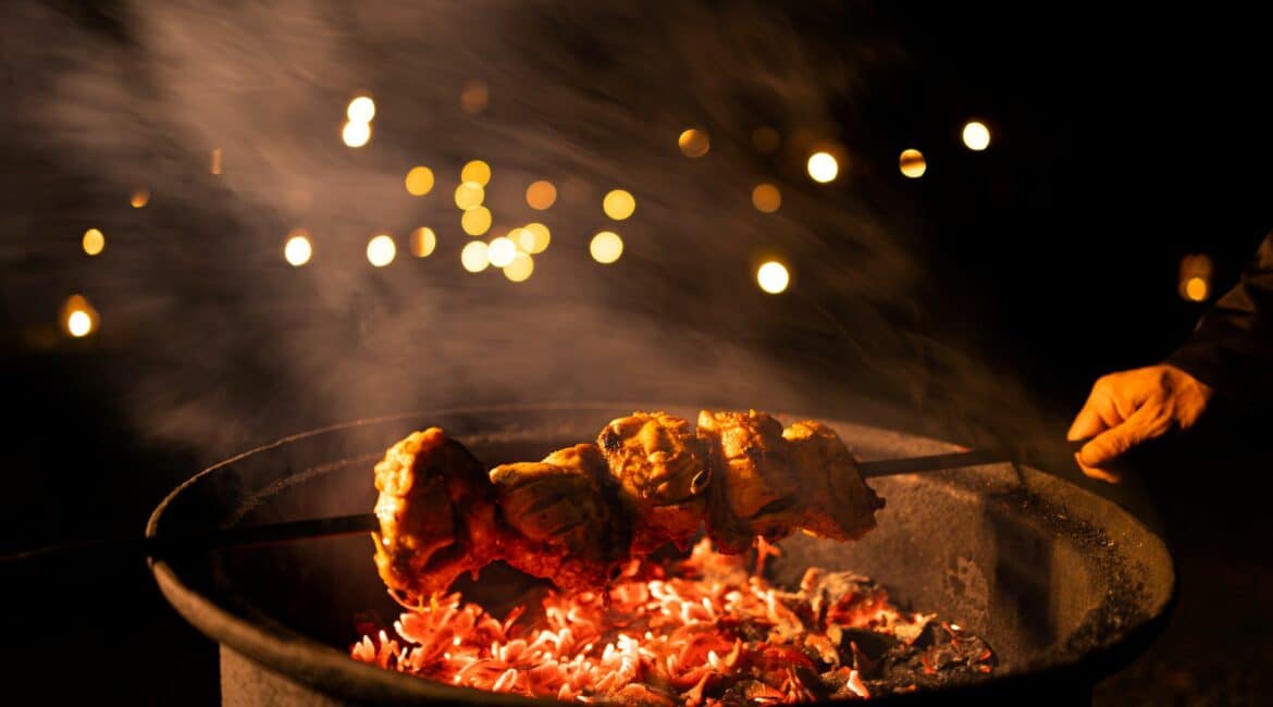 Leopard Trails Wilpattu Camp alfresco cooking
