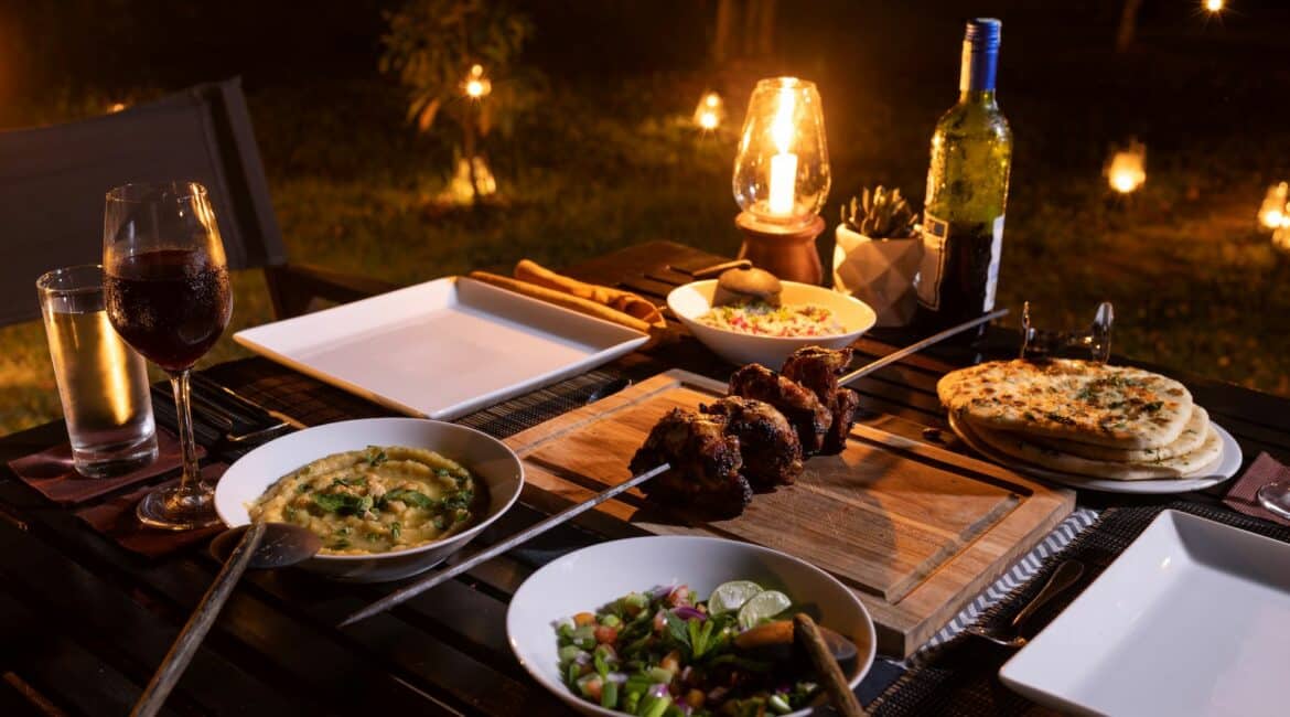 Leopard Trails Wilpattu Camp stunning suppers