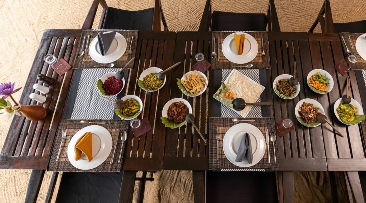 Leopard Trails Wilpattu Camp sumptuous cuisine