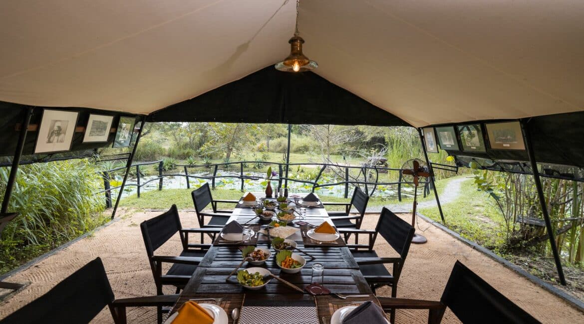 Leopard Trails Wilpattu dining tent