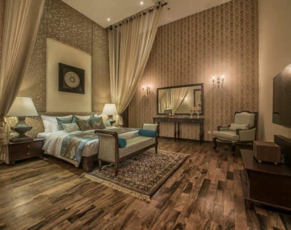 Opulent interior of the Residence Suite, Colombo, Sri Lanka – a luxurious blend of grand design and contemporary comfort in a boutique city retreat.