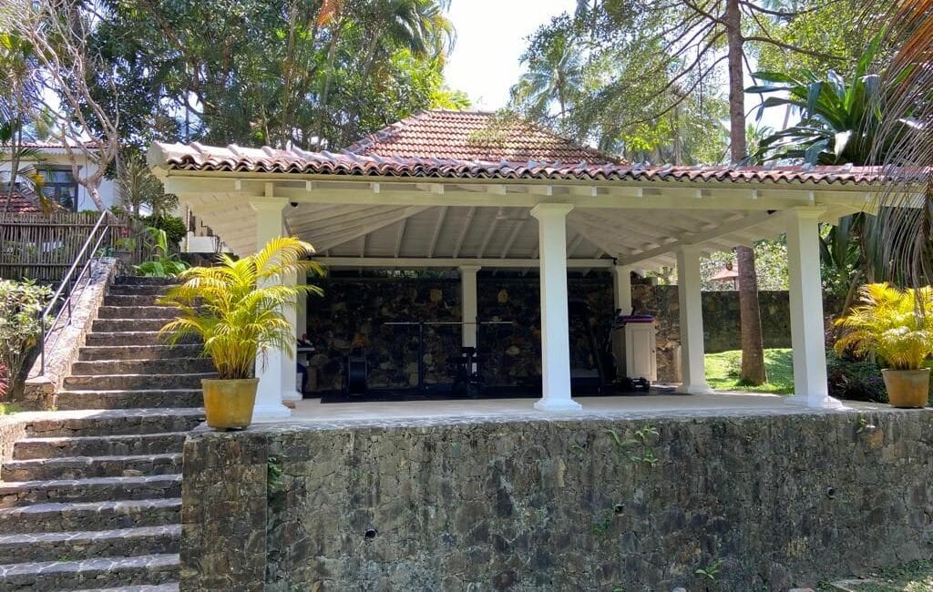 Why House Luxury Boutique Hotel Sri Lanka alfresco gym nestled in the gardens