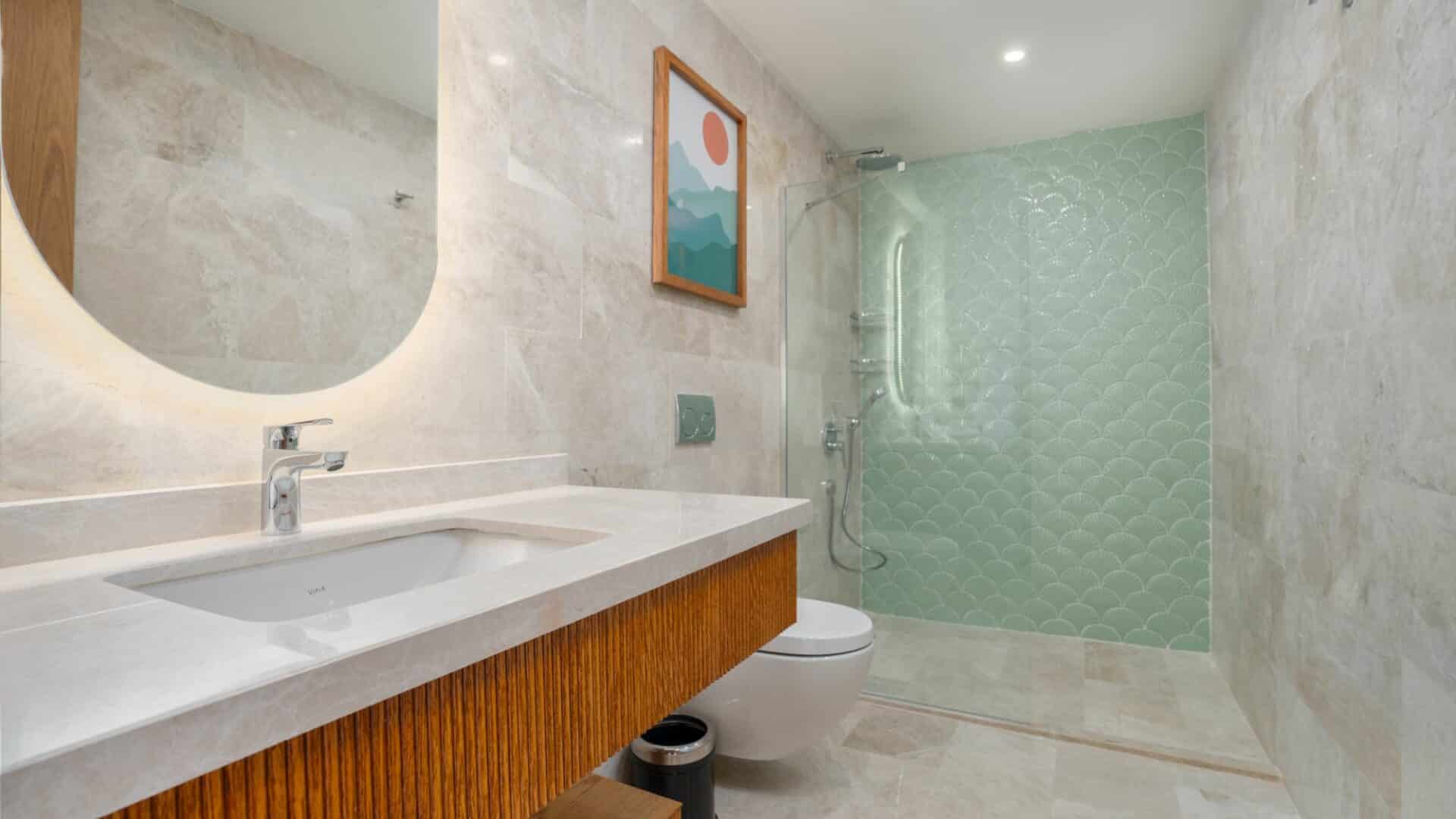 Villa Anatolia 3 Kalkan large modern bathrooms