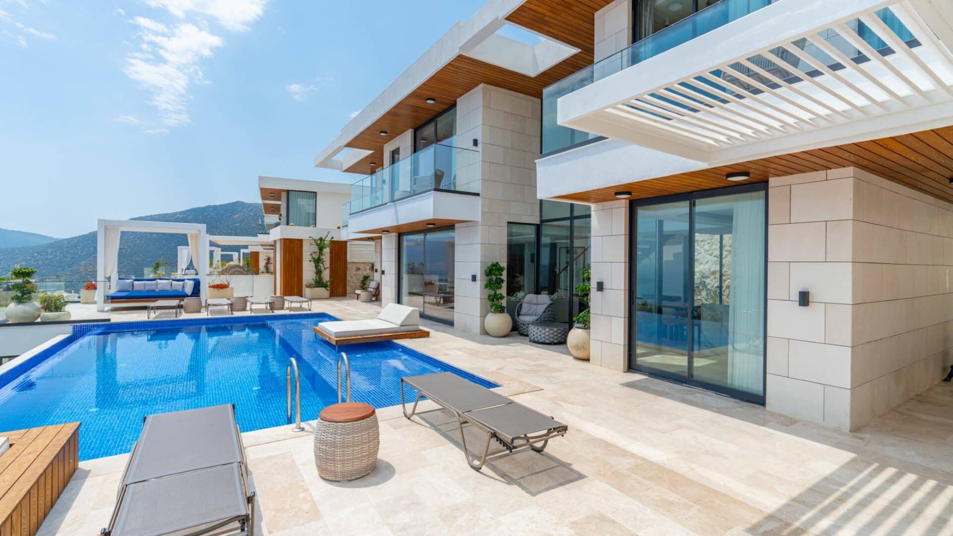 Villa Anatolia 3 Kalkan stunning surrounding furished terraces