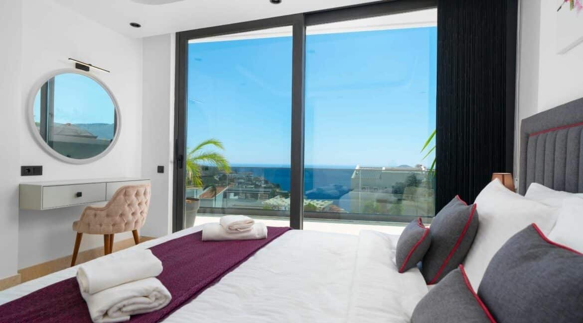 Villa Ayse Kalamar Bay double bedroom comfy interiors