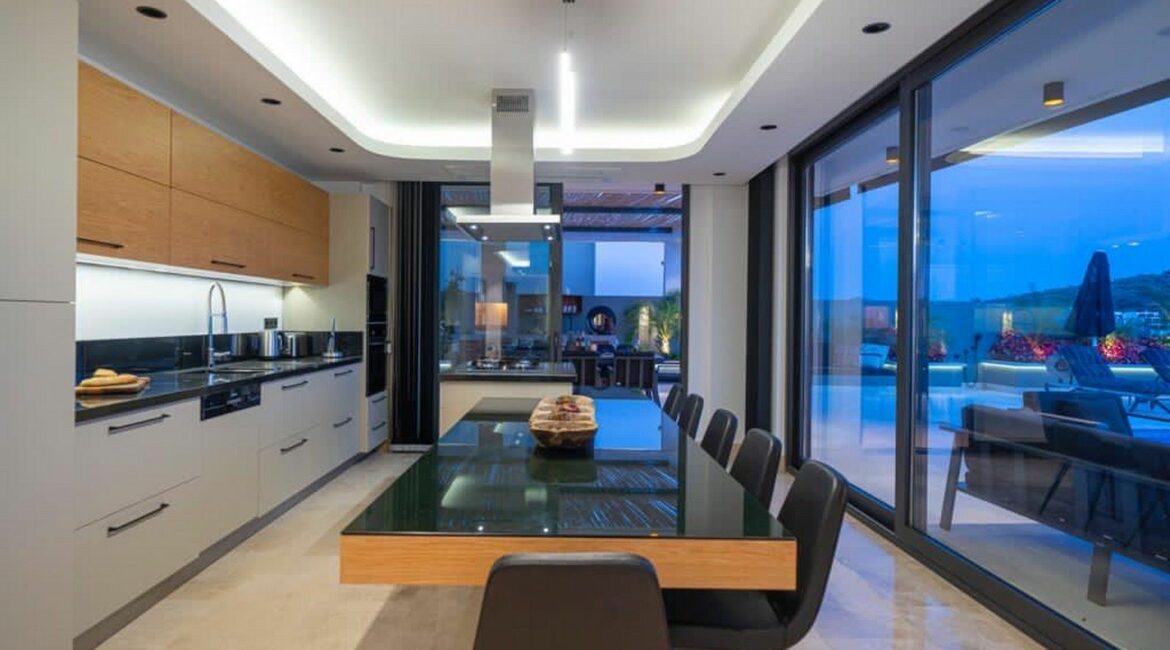 Villa Ayse Kalamar Bay modern kitchen