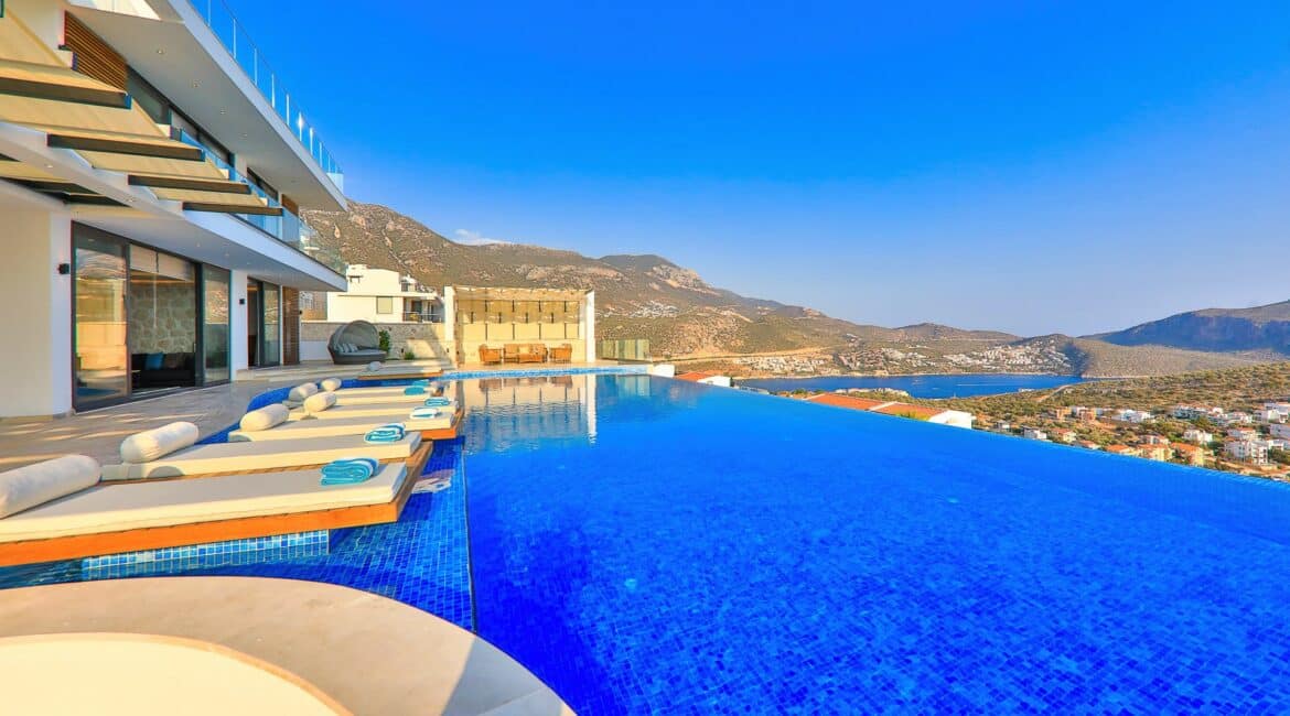 Villa Beverley Hills Kalkan expansive terraces