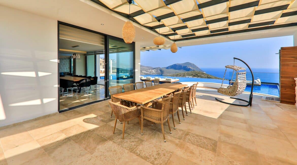 Villa Beverley Hills Kalkan inside outside living