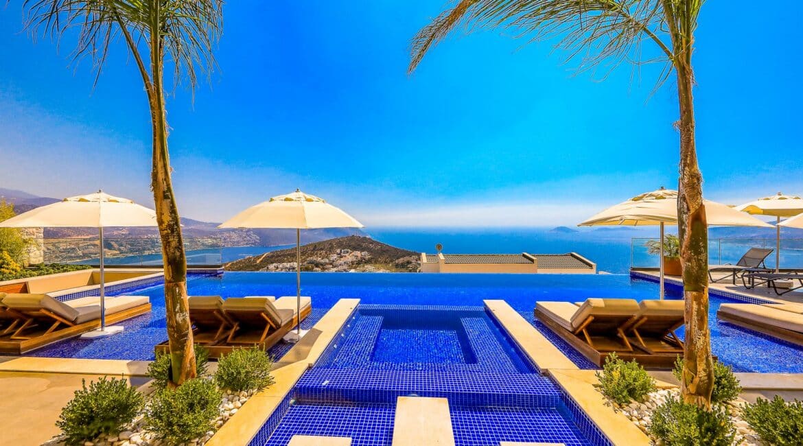 Villa Escala Swimming Pool and Sea Views