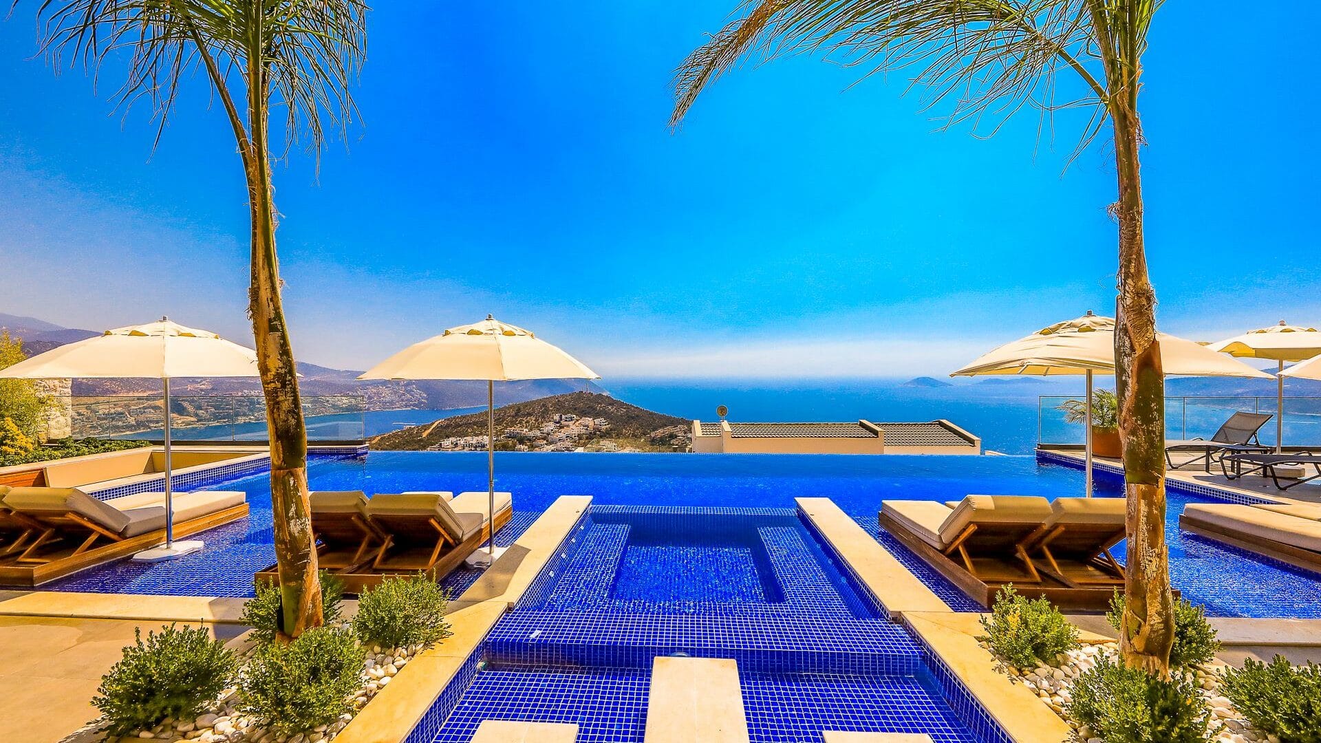 Villa Escala Swimming Pool and Sea Views