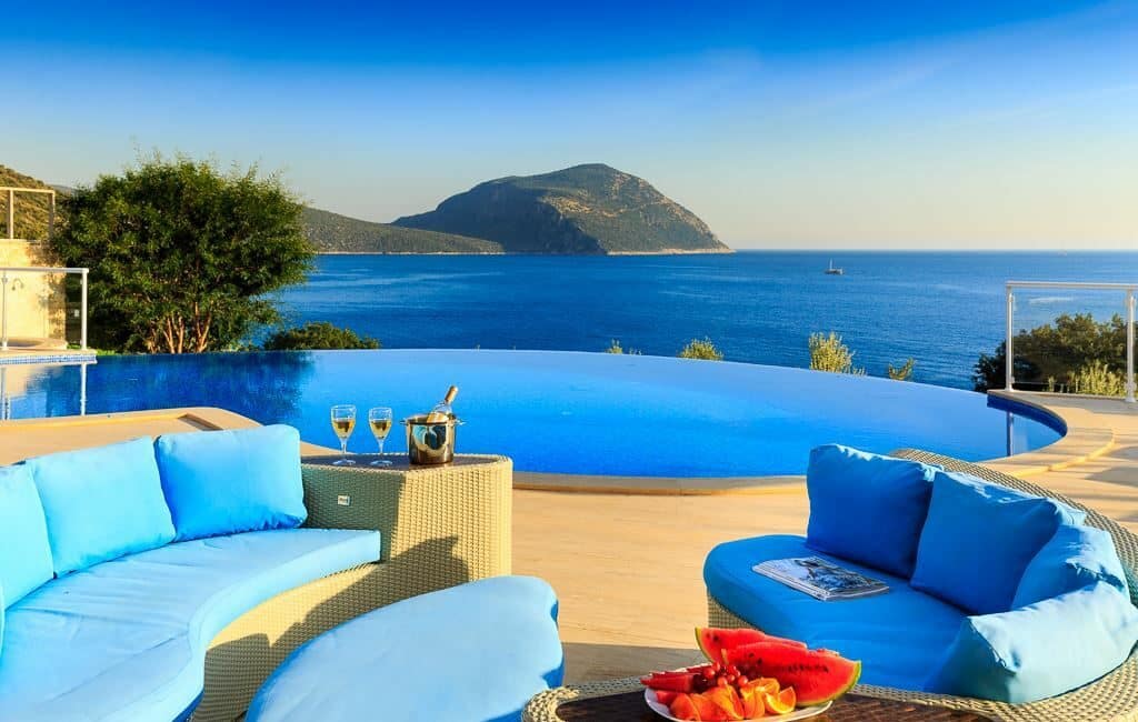 Villa Guney Exclusive in Kalkan alfresco living