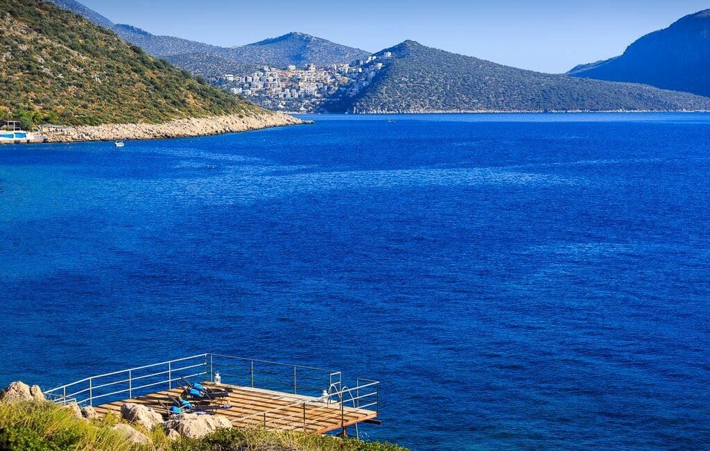 Villa Guney Exclusive in Kalkan gorgeous bay views and bathing platforms