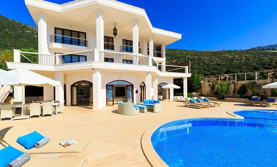 Villa Guney Exclusive in Kalkan large furnished terraces