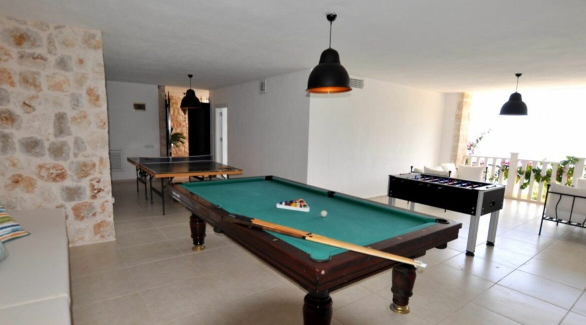 Villa Korsan Kalkan Games Room Table Tennis