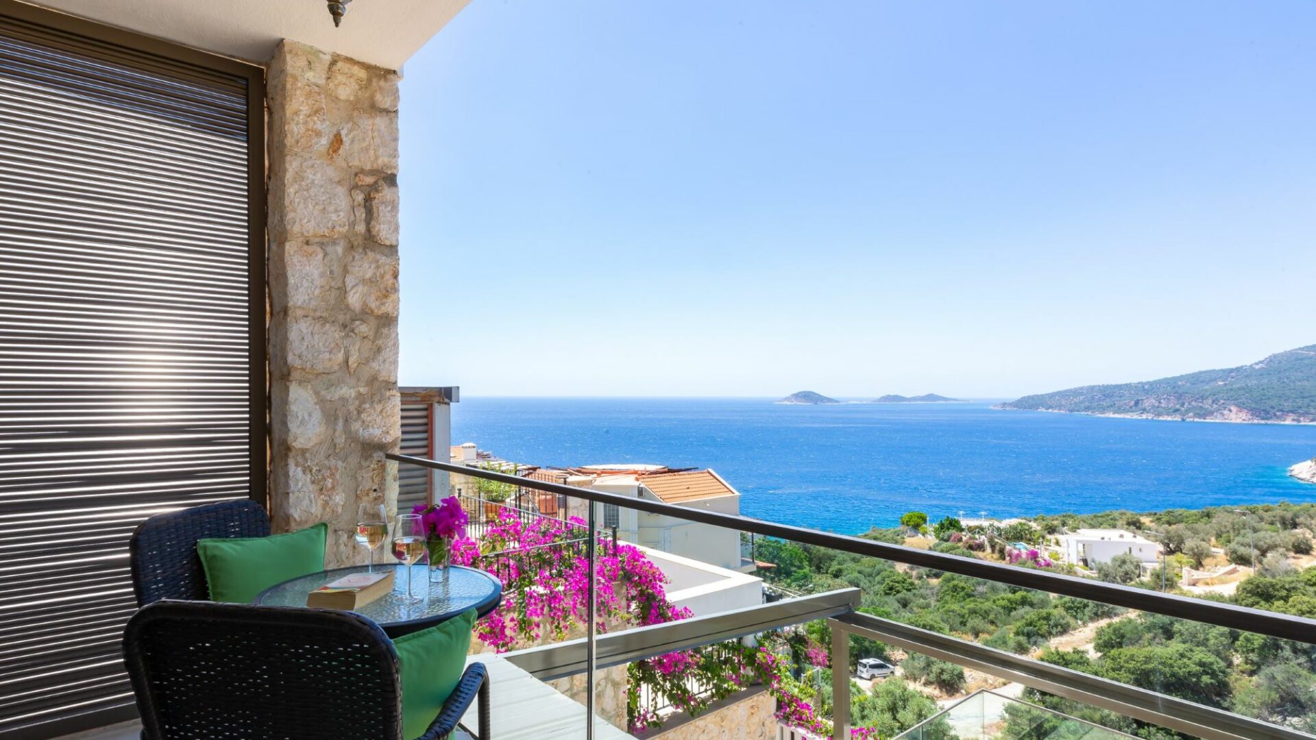 Villa Korsan Kalkan furnished balcony