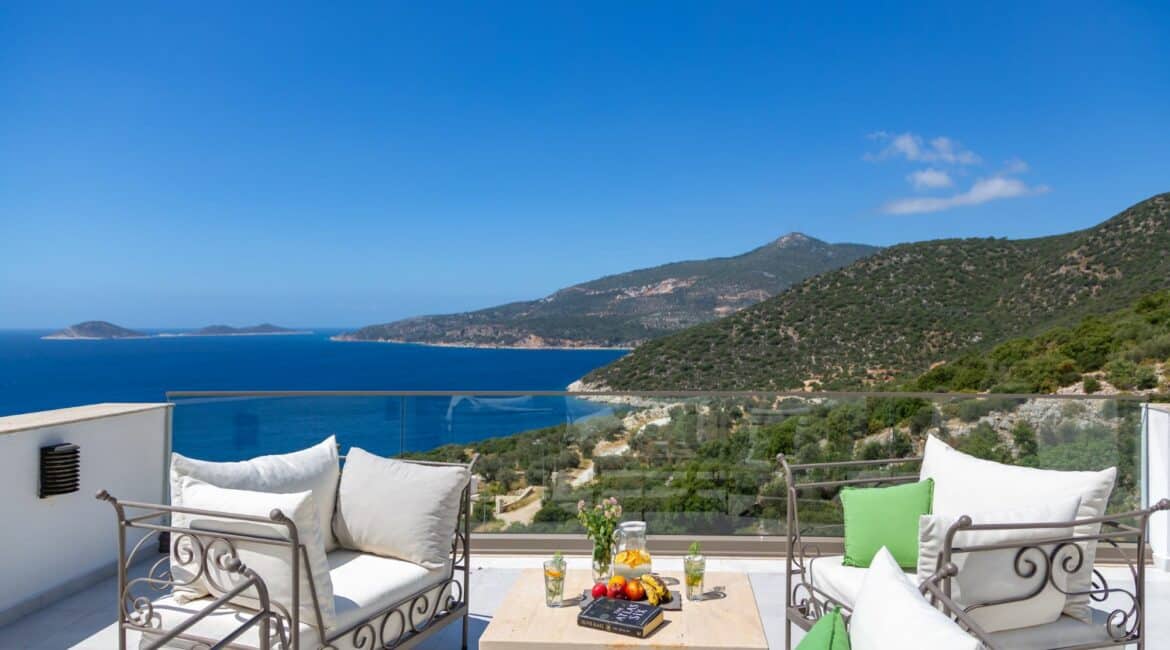 Villa Korsan Kalkan rooftop view