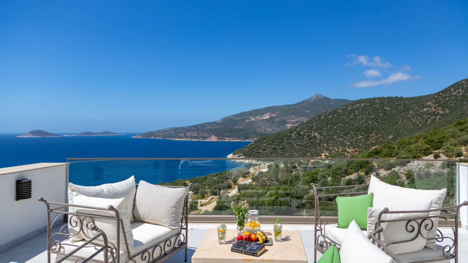 Villa Korsan Kalkan rooftop view