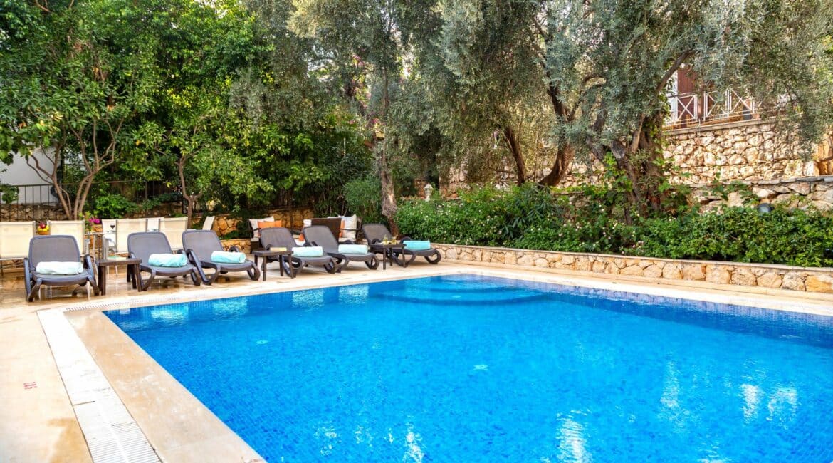 Villa Likya Kalkan Swimming Pool and terraces