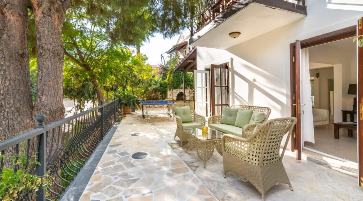 Villa Likya Kalkan alfresco sitting spaces