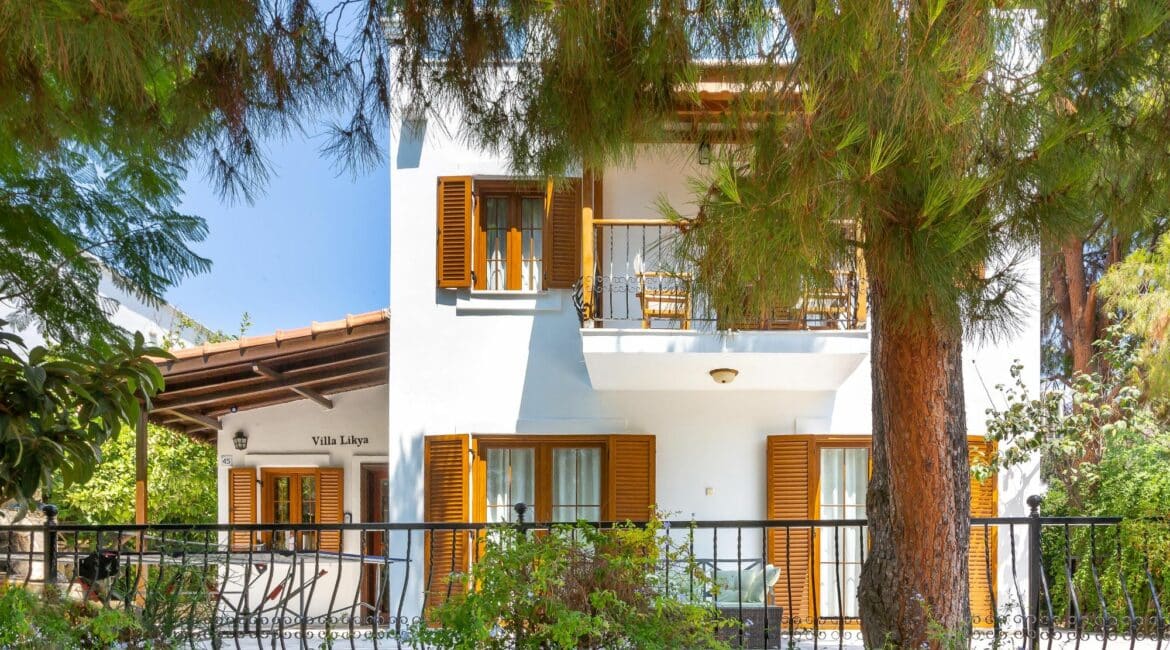 Villa Likya Kalkan entrance