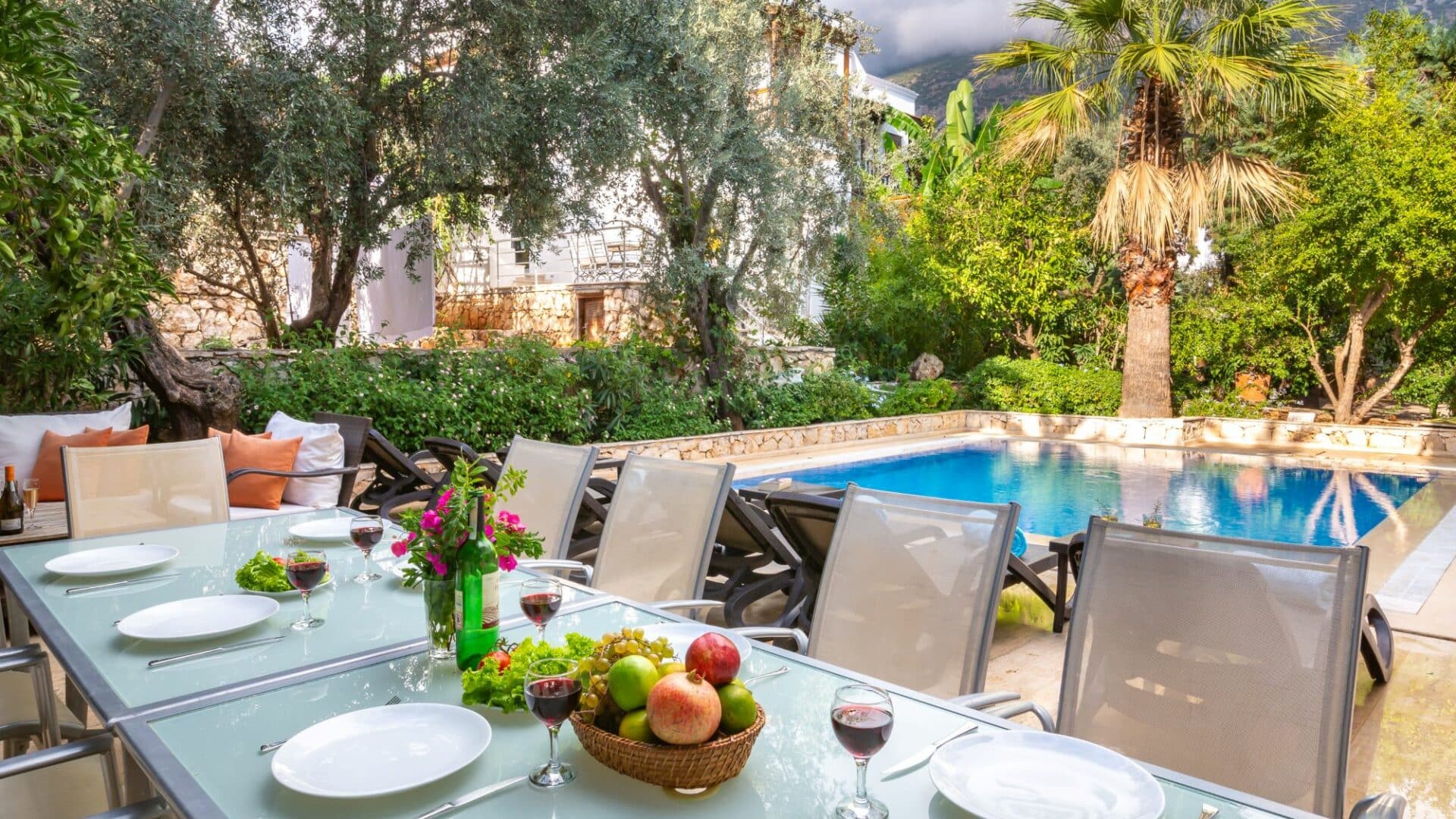 Villa Likya Kalkan languid poolside lunches