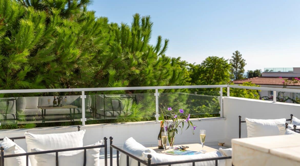 Villa Likya Kalkan quite moments on the furnished roof terrace