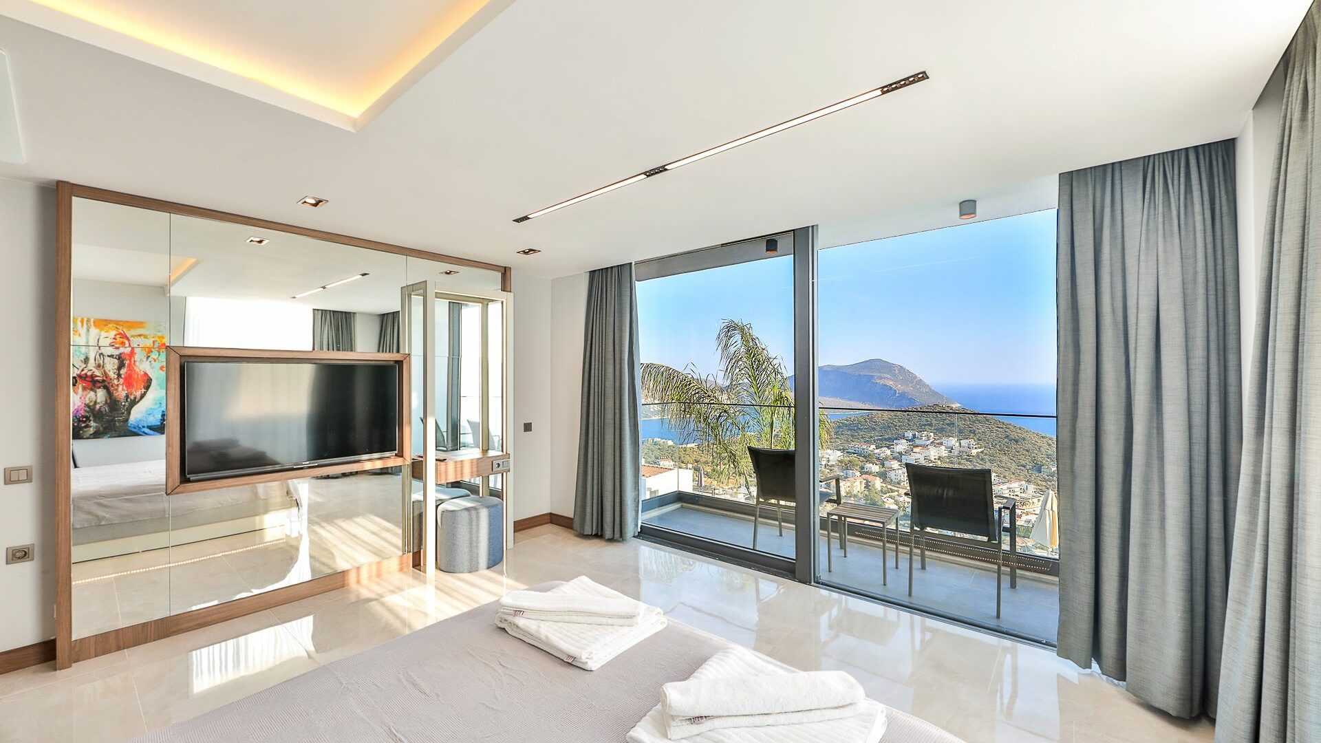 Villa Max View Kalkan Views From The Bedrooms