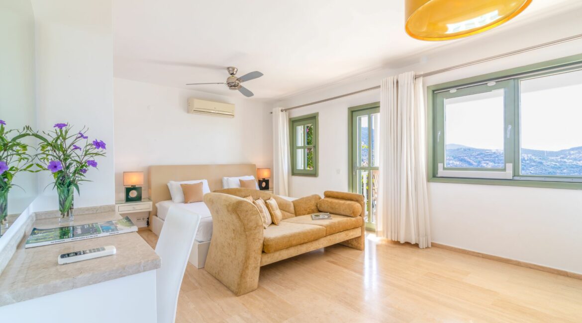 Yesil Ev Villa in Kalkan Large Master Bedroom 2 super spacious