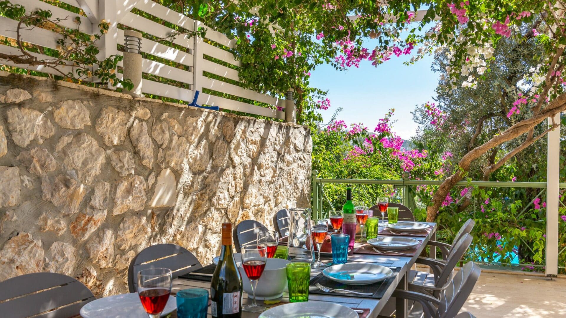 Yesil Ev Villa in Kalkan alfresco terraces