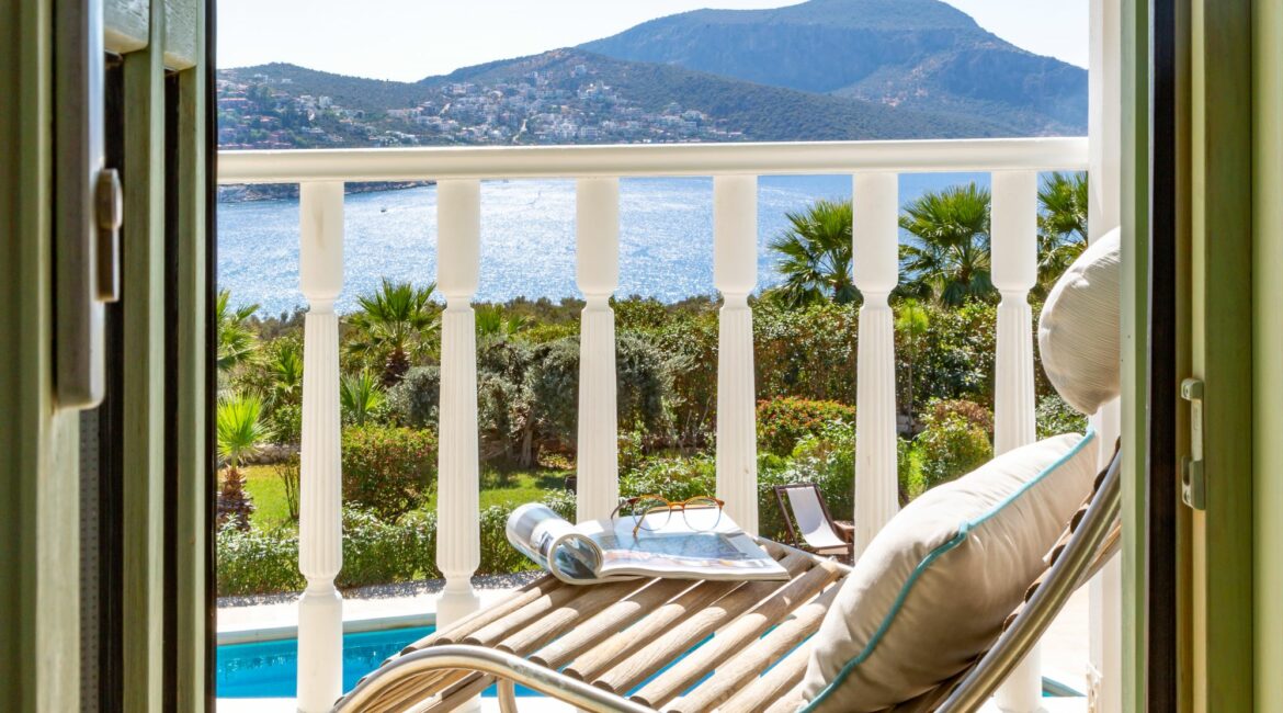 Yesil Ev Villa in Kalkan stunning views to sea from the master bedrooms