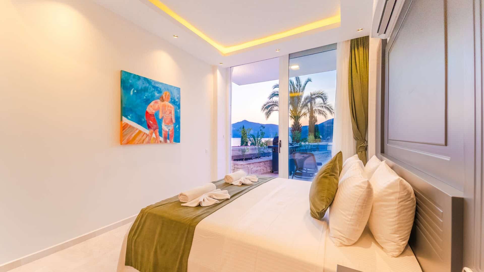 Villa Bahce Kalkan double bedroom