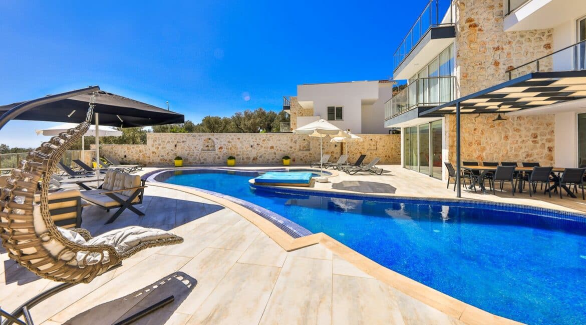 Villa Elia Kalkan alfresco seating area