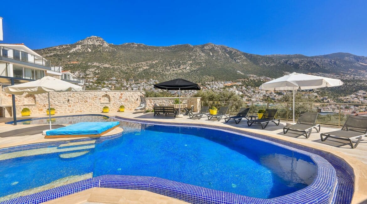 Villa Elia Kalkan and hillside views