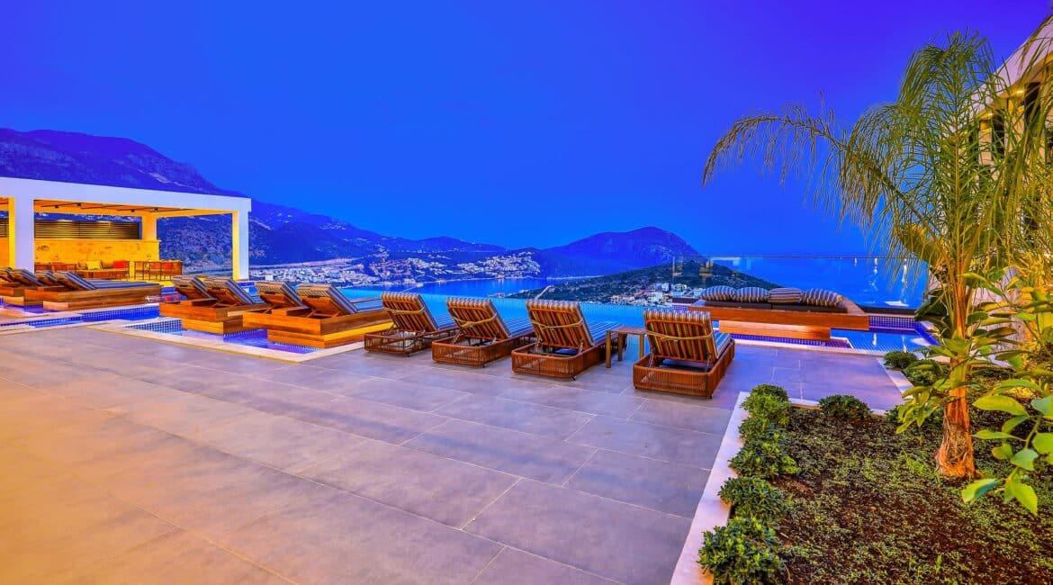 Villa Overseas Kalkan Views out to sea and accross the bay