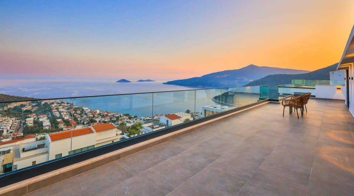 Villa Overseas Kalkan sunset views