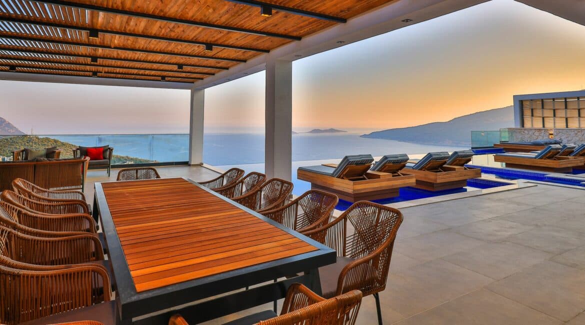 Villa Overseas Kalkan widescreen sea and sunset views