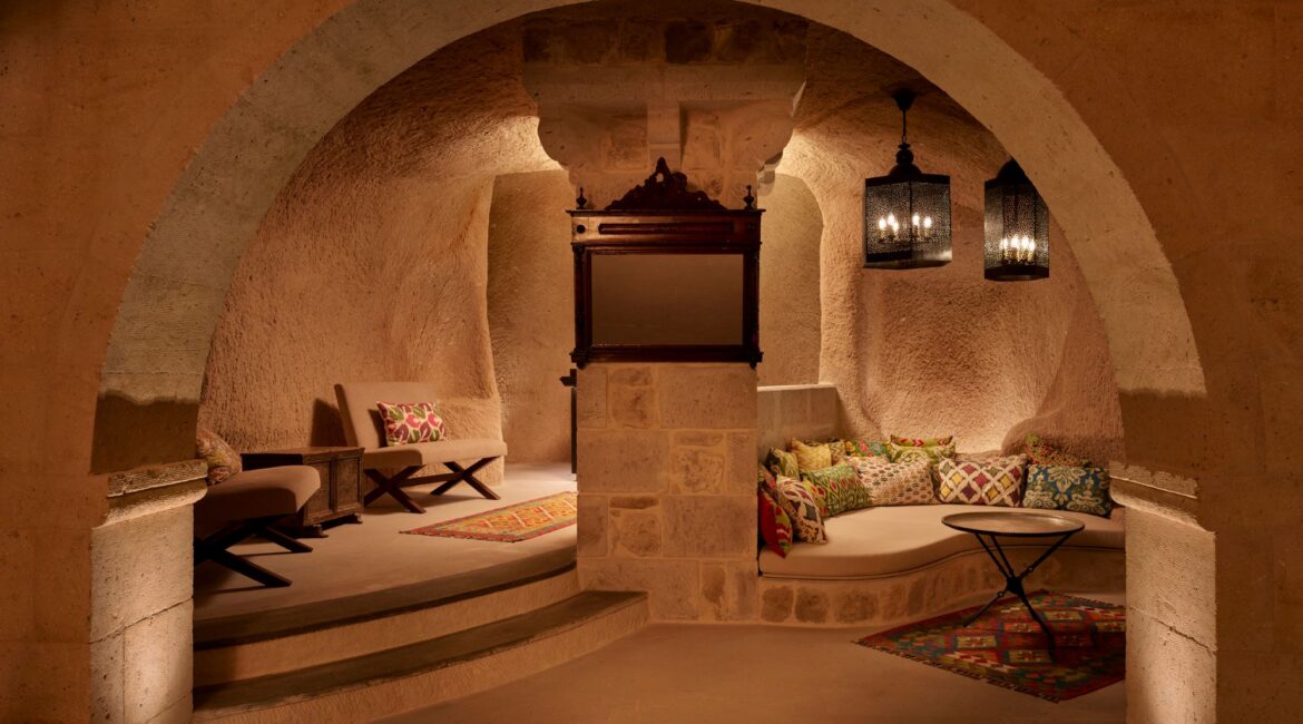 Argos in Cappadocia beautiful seating areas in the suites