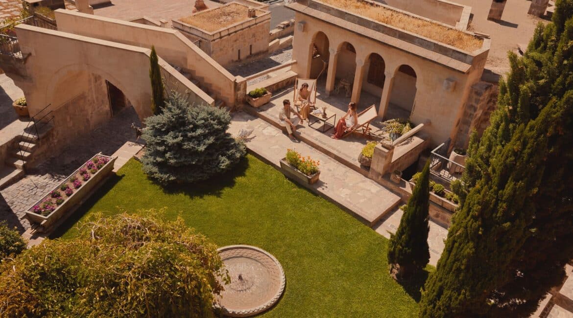 Argos in Cappadocia immaculate lawns for relaxing