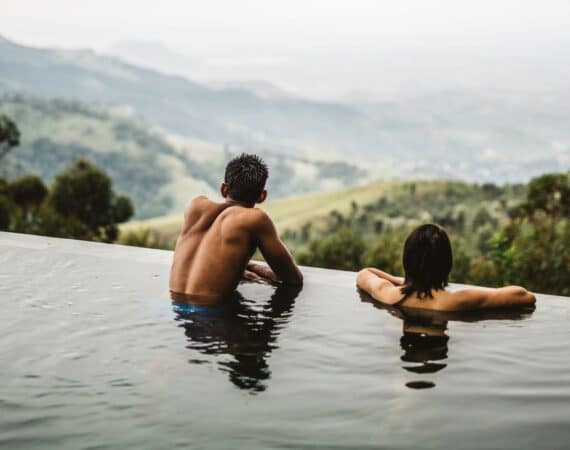 Infinity pool at Thotalagala with panoramic views over Sri Lanka’s Hill Country