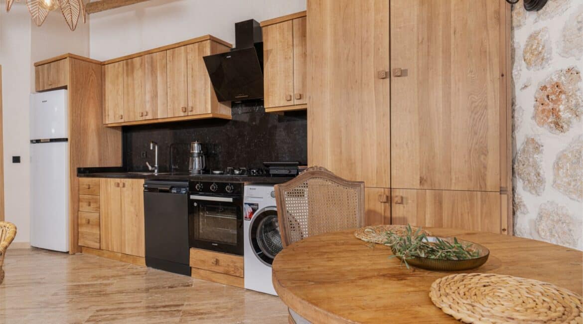 Waters Edge 7 Kalkan modern kitchen and living space