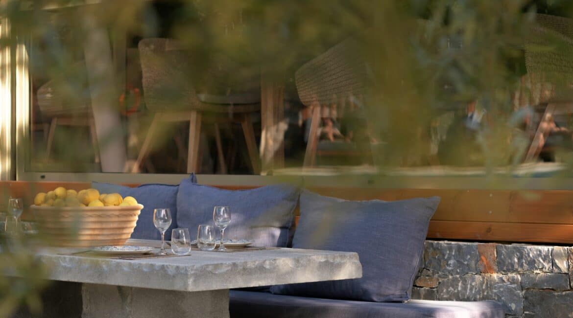 Paralos Irini Mare Agia Galini Crete alfresco dining