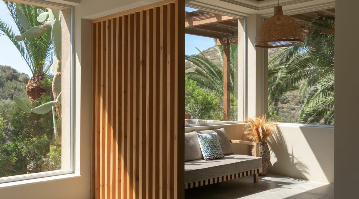 Paralos Irini Mare Agia Galini Crete modern comfortable sitting areas