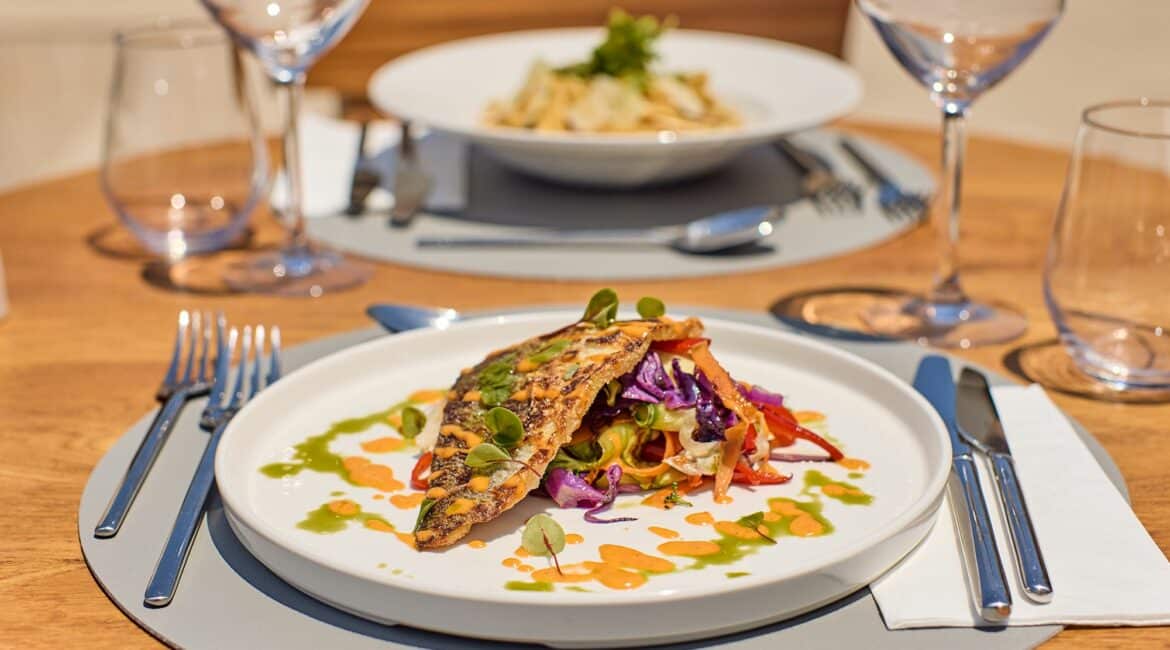 Paralos Kosta Alimia Beach Crete Mediterranean Levante Grilled Seabass